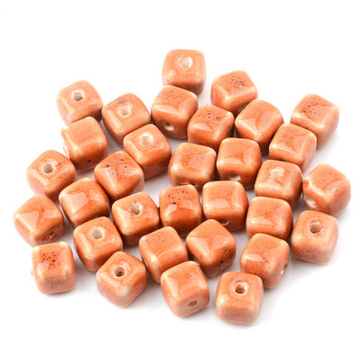 8 mm retro kineske keramičke perle ručno izrađene perle od procelana za izradu nakita DIY glazura perle