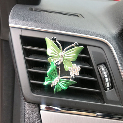 Butterfly Gaisa atsvaidzinātājs Automašīnas Smaržas Dabīga Smarža Gaisa Kondicionieris Izplūdes Clip Aromāts Automašīnu aksesuāri Automašīnu veidošana