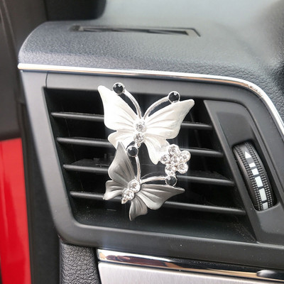 Butterfly Gaisa atsvaidzinātājs Automašīnas Smaržas Dabīga Smarža Gaisa Kondicionieris Izplūdes Clip Aromāts Automašīnu aksesuāri Automašīnu veidošana