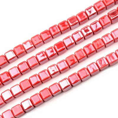 6/8/10 mm kineske kocke keramičke perle kvadratni odstojnik porculanske labave perle za nakit narukvice privjesci izrada DIY nalaz