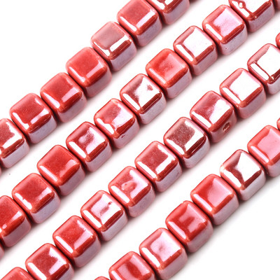 6/8/10 mm kineske kocke keramičke perle kvadratni odstojnik porculanske labave perle za nakit narukvice privjesci izrada DIY nalaz