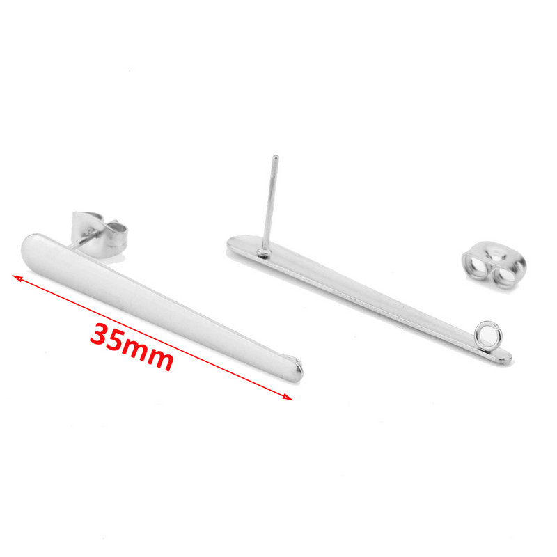120 db 2019-es új kialakítású, 38 mm-es hosszú fülbevaló, fülbevaló nyitott gyűrűvel, füldrót oszlopleletekkel