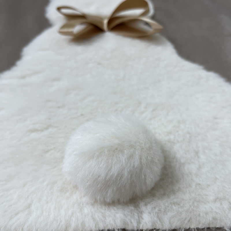 Najprodavanija bež uskršnja zec jastučnica četvrtasta baršunasta jastučnica slatki zeko dječja