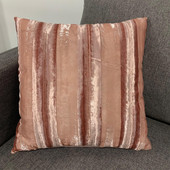 Luksuzne sjajne mekane pruge Baršunasta jastučnica za sofu Kućna ukrasna baršunasta jastučnica