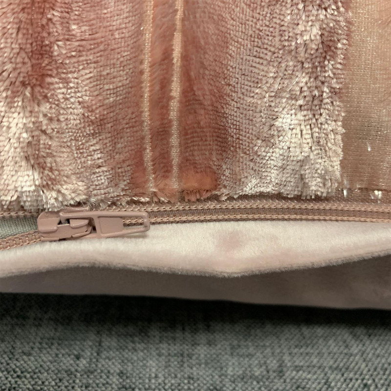 Luksuzne sjajne mekane pruge Baršunasta jastučnica za sofu Kućna ukrasna baršunasta jastučnica