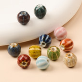 10 kom/vreći retro male bundeve porculanske keramičke perle labave razmaknice perle za izradu nakita narukvica ručno rađeni diy dodaci
