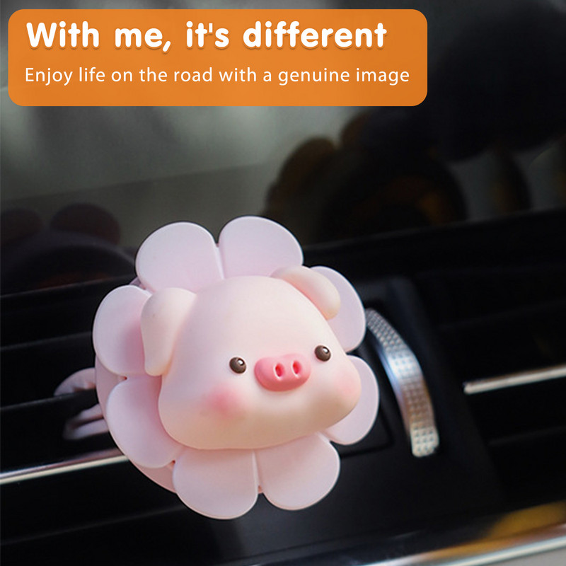 Osvježivač zraka u automobilu Miris u stilu Ventilacijski otvor Difuzor parfema Slatka SVINJA/PAČKA Miris Osvježivači zraka Stezaljka Parfum Interijer Accesso