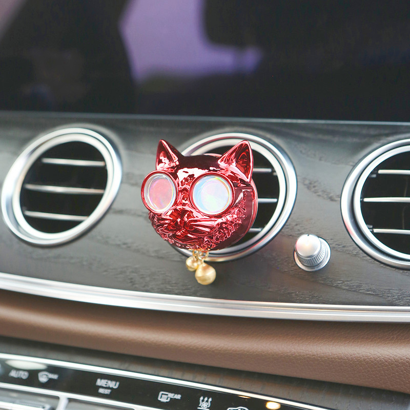 Dodaci za automobile Unutrašnjost automobila Osvježivač zraka Arome Parfem Difuzor mirisa Ventilacijski otvori Mirisi Glava slatke mačke Auto Interior Deco