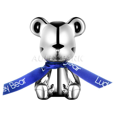 Lucky bear Parfem za automobil Klima uređaj Dekoracija štipaljke za utičnicu Osvježivač zraka za automobil Lovely Cartoon Silver Bear Parfemi za stil automobila