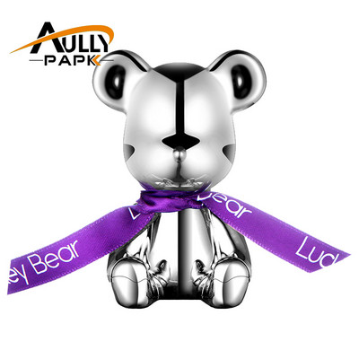 Lucky bear Parfem za automobil Klima uređaj Dekoracija štipaljke za utičnicu Osvježivač zraka za automobil Lovely Cartoon Silver Bear Parfemi za stil automobila