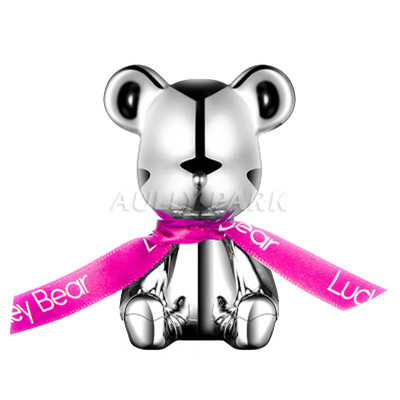 Lucky bear Parfem za automobil Klima uređaj Dekoracija štipaljke za utičnicu Osvježivač zraka za automobil Lovely Cartoon Silver Bear Parfemi za stil automobila