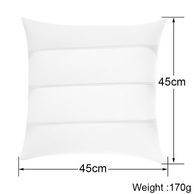 1db felfújható párnamag 45*45cm-es párnahuzathoz összehajtható párnamag PP anyag töltőanyag párna kanapé autós szék lakberendezés
