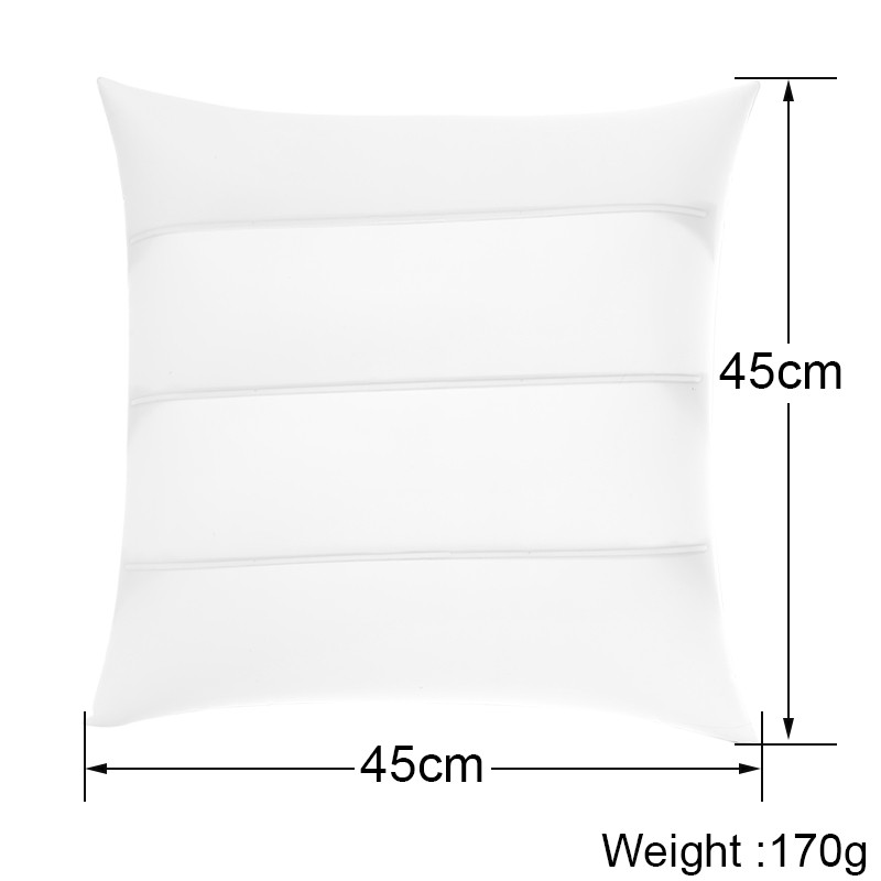 1db felfújható párnamag 45*45cm-es párnahuzathoz összehajtható párnamag PP anyag töltőanyag párna kanapé autós szék lakberendezés