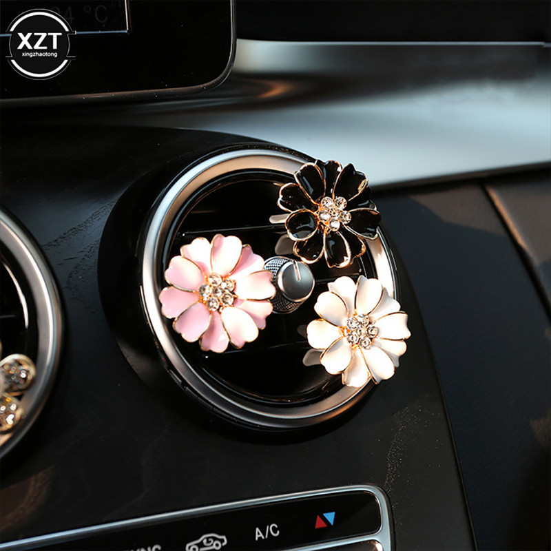 Accesorii decorative decorative pentru mașină, universal, rafinată, în formă de margaretă, pentru aer condiționat