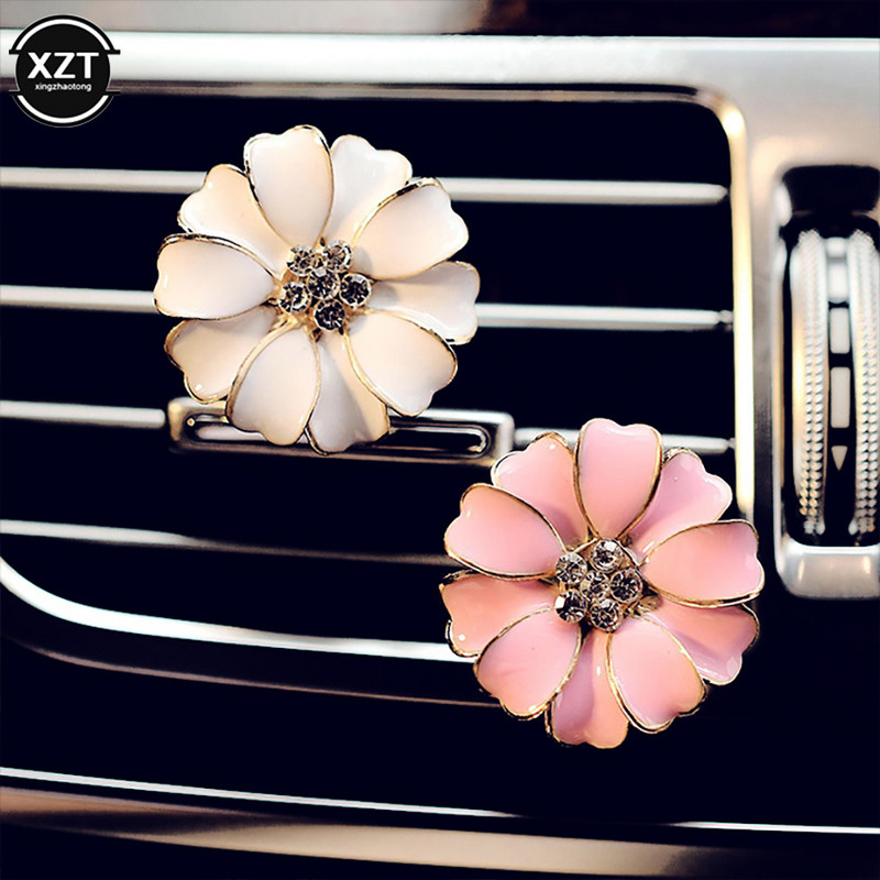 Accesorii decorative decorative pentru mașină, universal, rafinată, în formă de margaretă, pentru aer condiționat