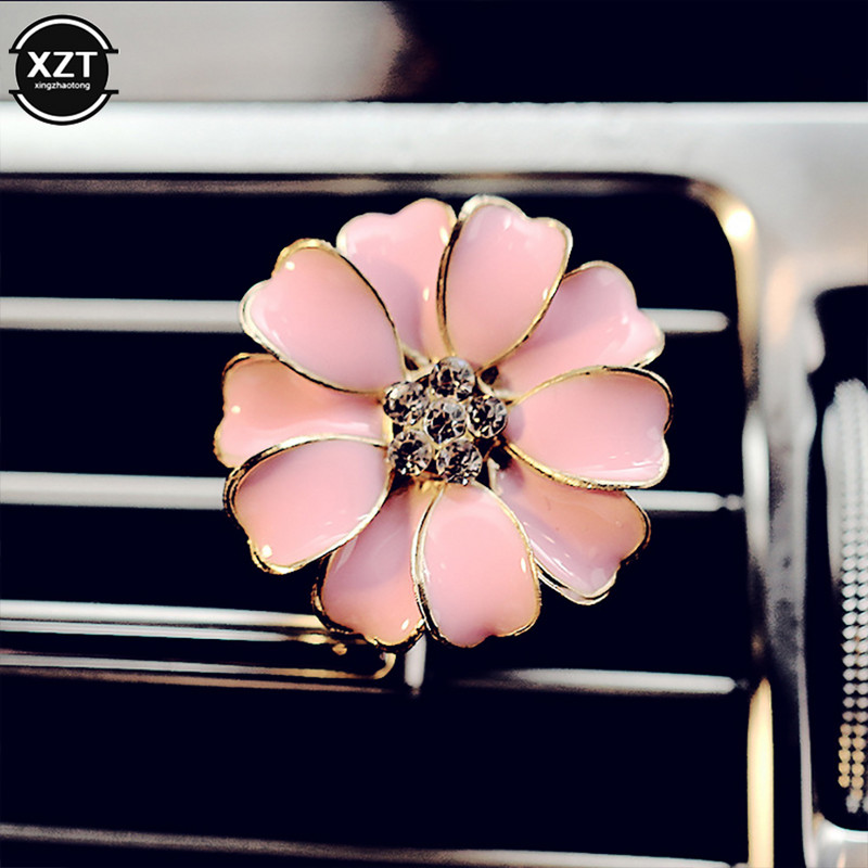 Accesorii decorative decorative pentru mașină, universal, rafinată, în formă de margaretă, pentru aer condiționat