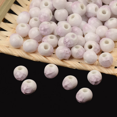 Modne 6 mm 8 mm Ice Crack porculanske perle odstojnik labave keramičke perle šarm ručno rađena/diy narukvica izrada nakita