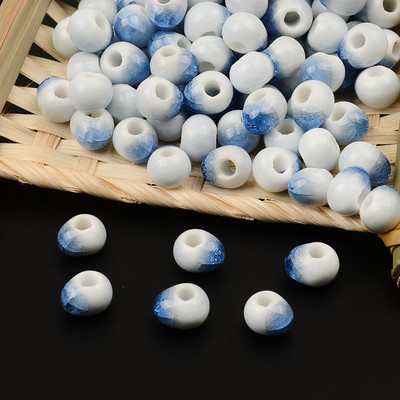 Modne 6 mm 8 mm Ice Crack porculanske perle odstojnik labave keramičke perle šarm ručno rađena/diy narukvica izrada nakita