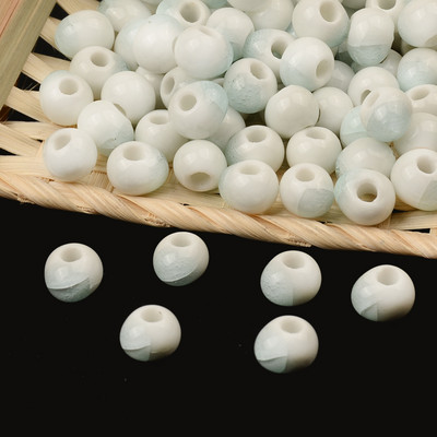 Modne 6 mm 8 mm Ice Crack porculanske perle odstojnik labave keramičke perle šarm ručno rađena/diy narukvica izrada nakita