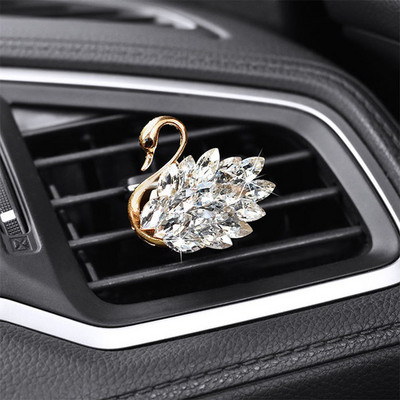 Luksuzni Diamond Swan Auto dodaci za djevojke Parovi Swan Auto Osvježivač zraka Parfem Difuzor Ružičasti dijamant Auto Ornament Poklon
