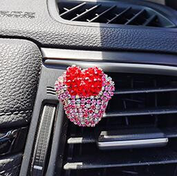 Osvježivač zraka za automobile Parfem Ženski dijamant Slatki crtani klima uređaj Izlaz za aromaterapijsku kopču Difuzor eteričnog ulja