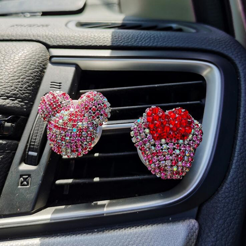 Osvježivač zraka za automobile Parfem Ženski dijamant Slatki crtani klima uređaj Izlaz za aromaterapijsku kopču Difuzor eteričnog ulja