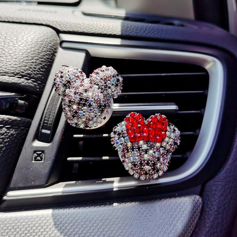 Osvježivač zraka za automobile Parfem Ženski dijamant Slatki crtani klima uređaj Izlaz za aromaterapijsku kopču Difuzor eteričnog ulja