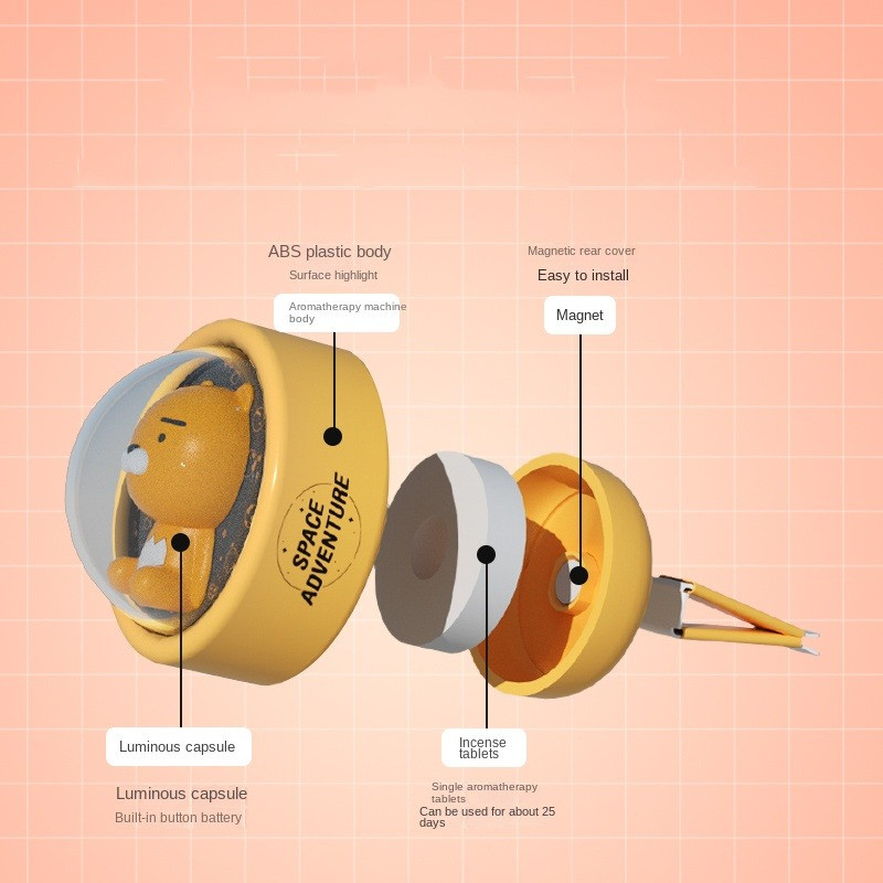 Νέο στυλ Cartoon astronaut Pilot Car Freshener άρωμα Automobile Interior Perfume Clip Άρωμα Στολίδι Αξεσουάρ αυτοκινήτου