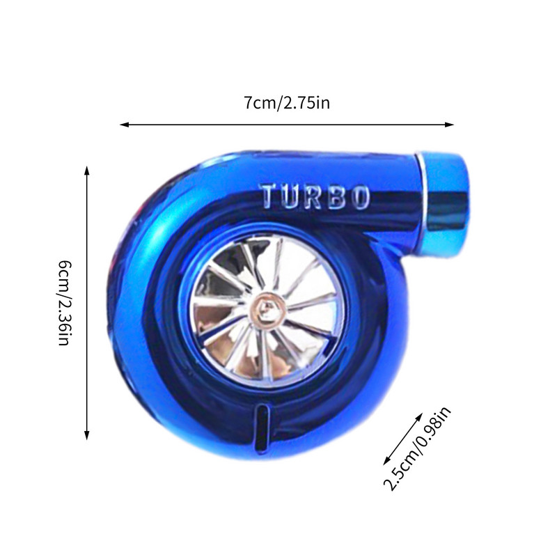 Odorizant pentru mașină Difuzor de aerisire pentru aerisire, decor auto în stil turbină Cel mai bun cadou pentru odorizant pentru iubitorii și pasionații de mașini