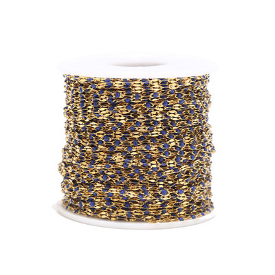 Γυναικείο κολιέ 2M από ανοξείδωτο ατσάλι, πολύχρωμες αλυσίδες χειλιών με σμάλτο, βραχιόλι χωρίς νικέλιο