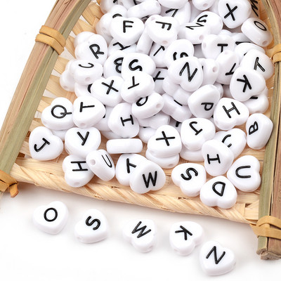 50 kom/lot 12 mm šarene akrilne labave razmaknice u obliku srca za izradu nakita DIY pribor