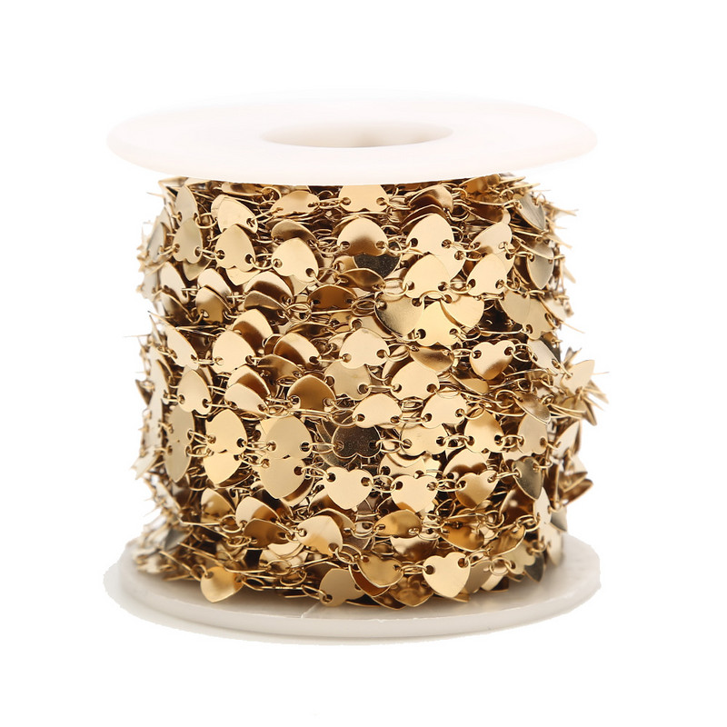 1 metar zavareni ručno izrađeni lančići od nehrđajućeg čelika karika romb srce trokut zvijezda lanac za DIY Choker ogrlicu nakit dodatak