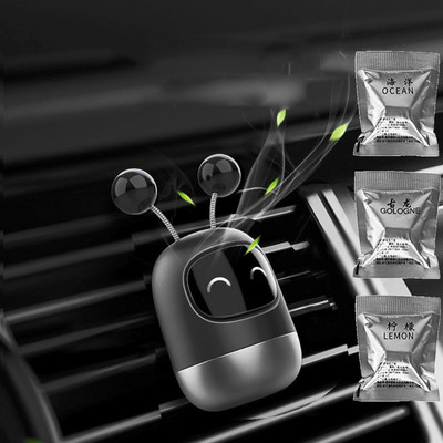 Aromaterapijska štipaljka/zalijepi crtani robot Difuzor parfema Ventilacijski otvor Kreativni dodaci za automobile Suvenir Poklon za odrasle