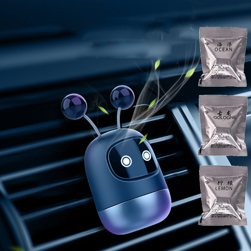 Aromaterapijska štipaljka/zalijepi crtani robot Difuzor parfema Ventilacijski otvor Kreativni dodaci za automobile Suvenir Poklon za odrasle