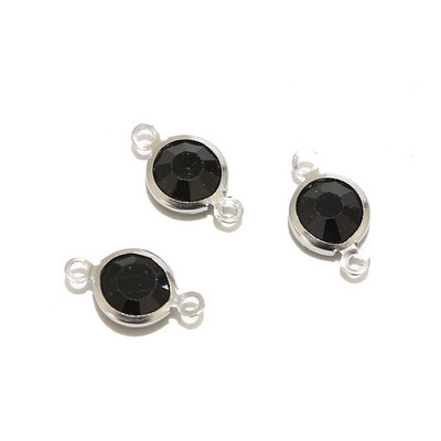 10 KOM od nehrđajućeg čelika, tupi srebrni kristalni kamenčići, konektor, dragi kamen, šarm, kuglice, nalazi za izradu nakita, rukotvorine