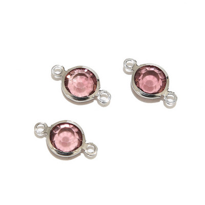 10 KOM od nehrđajućeg čelika, tupi srebrni kristalni kamenčići, konektor, dragi kamen, šarm, kuglice, nalazi za izradu nakita, rukotvorine