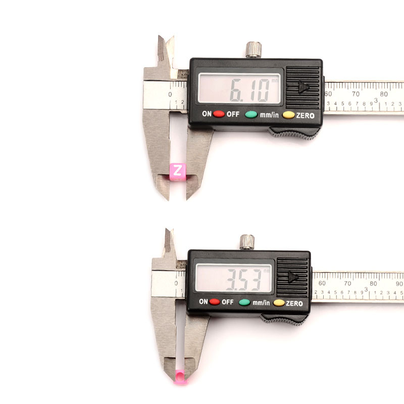 100 kom 6 mm mješovite kocke akrilne perle bijela slova labave razmaknice perle za izradu nakita narukvica ogrlica diy materijal