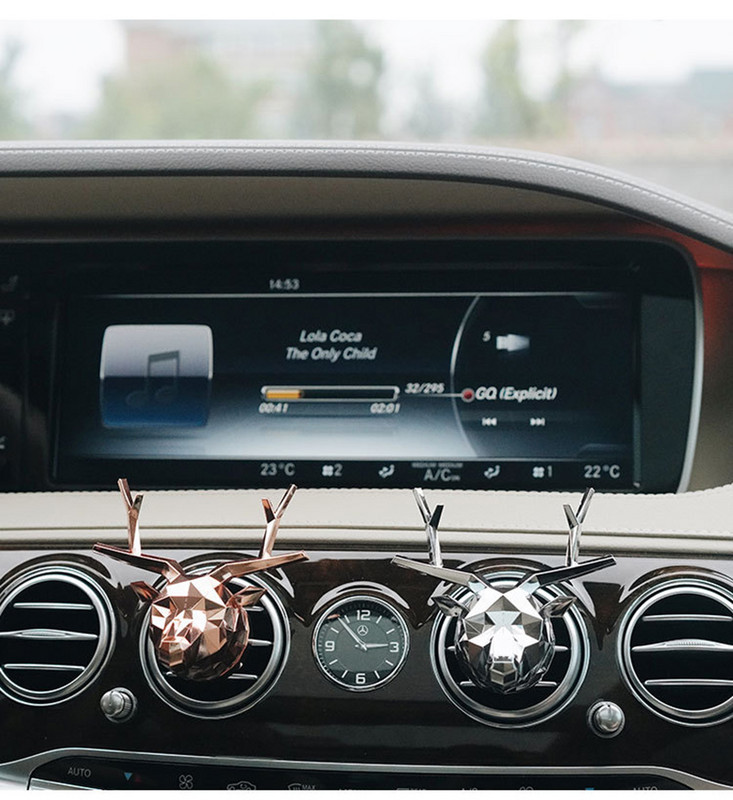 2020 New Deer Design Car Fragrance Vent Clip Car Osvježivač zraka Profumo Auto Geur Ambientador Coche Good Smell The Car Diffuser