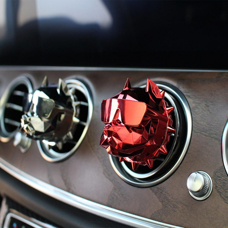 Fashion Bulldog osvježivač zraka Stezaljka za parfeme za automobil Dekoracija automobila Auto Geur Clip Miris za buldog Miris Parfum Voiture Difuzor za automobile