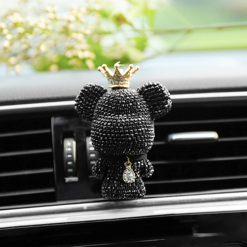 Osvježivač za izlaz zraka Poboljšajte unutarnje okruženje Jednostavna instalacija Oblik kristalnog medvjeda Dugotrajna aroma D7YA