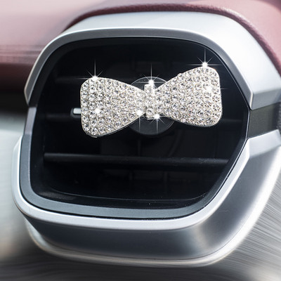 Automobilski klima uređaj Stezaljka za ventilacijski otvor Osvježivač zraka Auto Interijer Bling Dijamantna kruna Dekoracija Auto Aroma Difuzor Dodaci za automobil