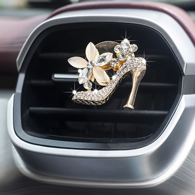 Automobilski klima uređaj Stezaljka za ventilacijski otvor Osvježivač zraka Auto Interijer Bling Dijamantna kruna Dekoracija Auto Aroma Difuzor Dodaci za automobil
