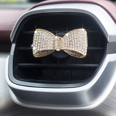 Automobilski klima uređaj Stezaljka za ventilacijski otvor Osvježivač zraka Auto Interijer Bling Dijamantna kruna Dekoracija Auto Aroma Difuzor Dodaci za automobil