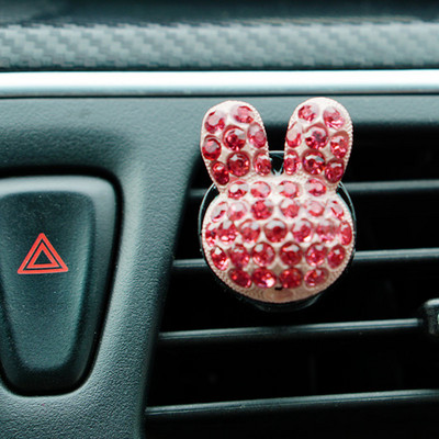 MR TEA New Diamond Metal Crown Cross Rabbit Styling automobila Osvježivač zraka Parfem za automobil Klima uređaj Miris Igračke Accrssories
