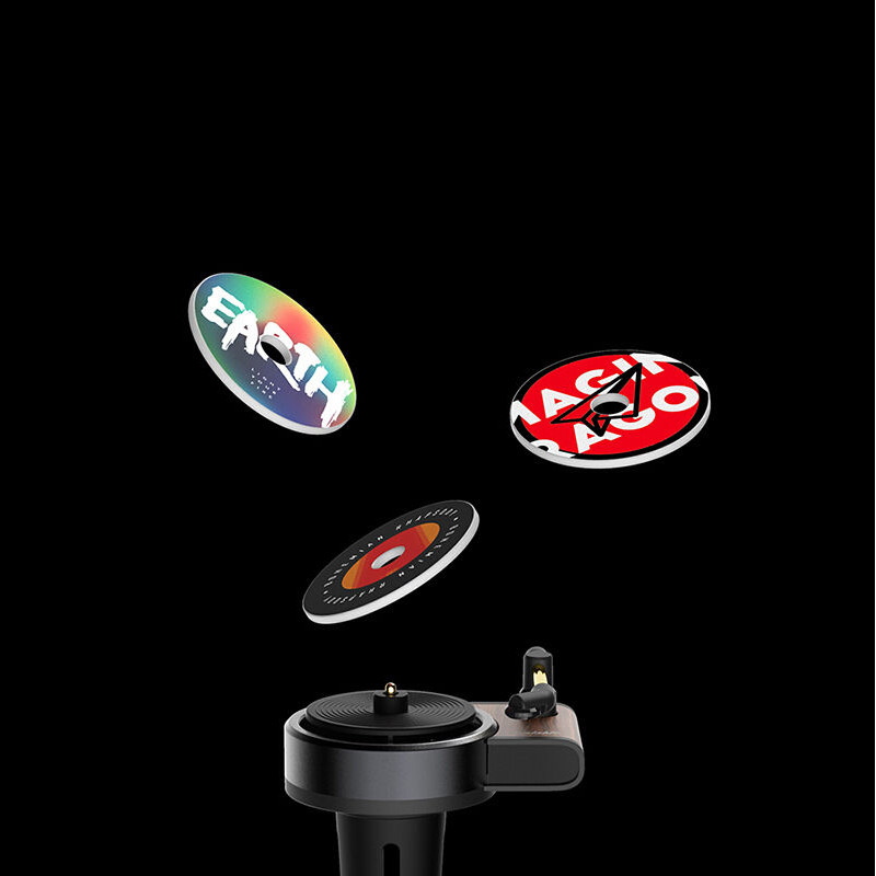 Otvor za zrak u automobilu Aromaterapijski miris Ukrasi za unutrašnjost automobila Vrteći starinski gramofon Parfem Dugotrajni miris