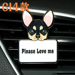 Slatki pas Otvor za ventilaciju automobila Privjesci Štene iz crtanog filma Unutrašnjost automobila Osvježivač zraka Difuzor mirisa automobila Dekoracija Auto pribor