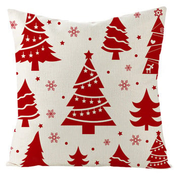 Χριστουγεννιάτικη κόκκινη ριχτάρι μαξιλαροθήκη Διακόσμηση σπιτιού διακοπών Μαξιλάρι Κάλυμμα μαξιλαριού cojines decorativos para sofá poszewki na poduszki
