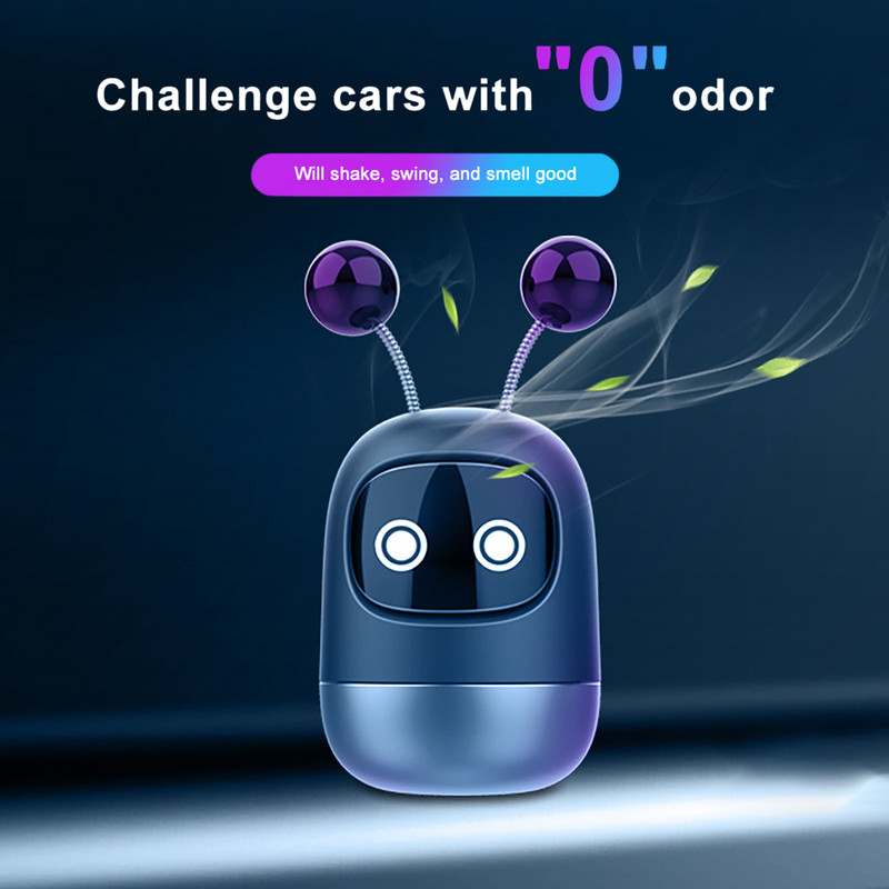 Autós légfrissítő autós aromaterápiás autós levegőkivezető csúcsminőségű parfüm dekorációs díszek tartós illatú robot szilárd deoint