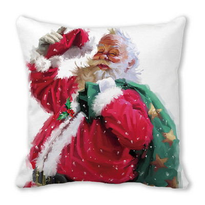 Decor Sufragerie Dormitor Ornamente de Crăciun Acasă Elan Moș Crăciun Om de Zăpadă Decoratiuni Husă de Pernă Anul Nou