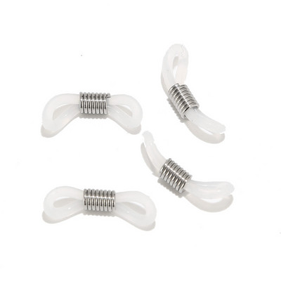 20 komada Opružni prsten od nehrđajućeg čelika Gumeni krajevi Kopče Konektori za naočale za lančić ogrlicu